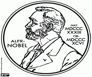 malvorlagen Der Nobelpreis-Medaille ausmalbilder