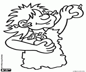 malvorlagen Obst-Ernte in der Vorgeschichte ausmalbilder