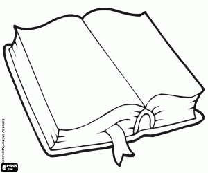 malvorlagen Ein offenes Buch für die Schule ausmalbilder