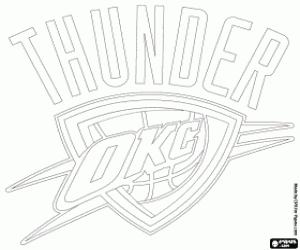 malvorlagen Oklahoma City Thunder-emblem ausmalbilder