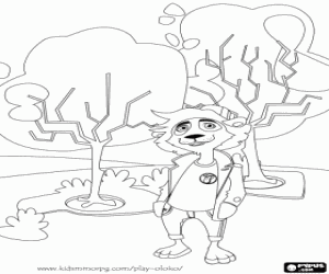 malvorlagen Oloko, ein online-Strategiespiel ausmalbilder