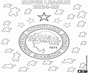 malvorlagen Olympiakos, Super League 2024-25 ausmalbilder