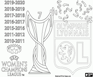 malvorlagen Olympique Lyon,Champions League ausmalbilder
