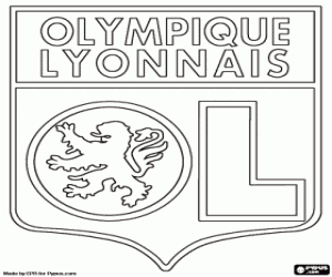 malvorlagen Olympique Lyon logo ausmalbilder