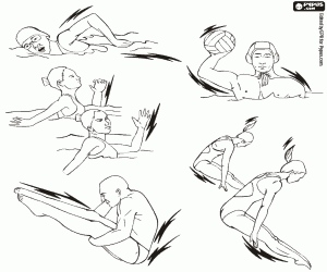 malvorlagen Olympischer Sport Schwimmen ausmalbilder