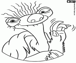 malvorlagen Die Oma von Sid ausmalbilder