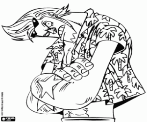 malvorlagen Die One Piece Cyborg Franky ausmalbilder