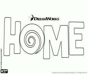 malvorlagen Original-Logo des Films Home ausmalbilder