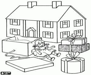 malvorlagen Ein paar Weihnachtsgeschenke ausmalbilder