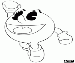 malvorlagen Pac-Man Springen ausmalbilder