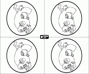 malvorlagen Party-Einladungen von sechs Jahren ausmalbilder