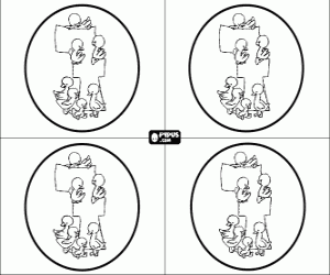 malvorlagen Party Karten für sieben Geburtstag ausmalbilder