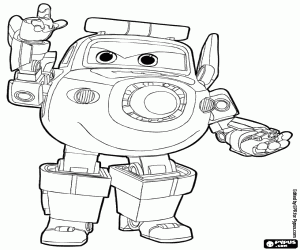 malvorlagen Paul ist das Polizei-Flugzeug ausmalbilder