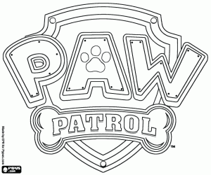 malvorlagen Paw Patrol original-logo ausmalbilder