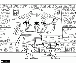 malvorlagen Peabody, Sherman und Hieroglyphen ausmalbilder