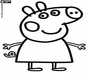 malvorlagen Peppa Pig, der protagonist ausmalbilder