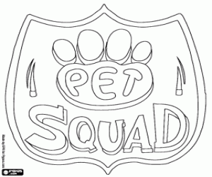 malvorlagen Pet Squad logo ausmalbilder