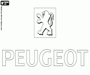malvorlagen Peugeot-emblem ausmalbilder