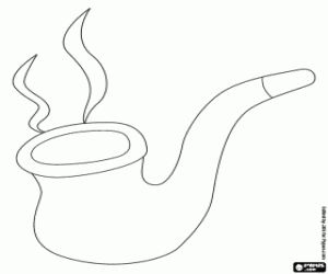 malvorlagen Die Pfeife des Sherlock Holmes ausmalbilder