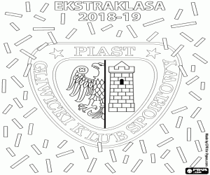 malvorlagen Piast Gliwice, Meister 2018-2019 ausmalbilder