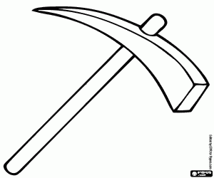 malvorlagen Die Pickel eines Bergmanns ausmalbilder