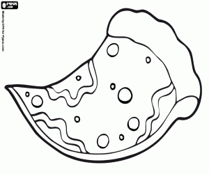 malvorlagen Pizza, italienisches essen ausmalbilder