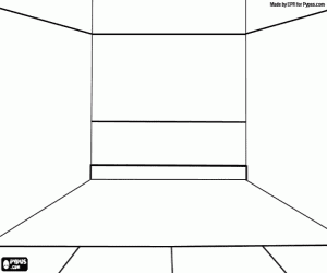malvorlagen Ein platz su spielen squash ausmalbilder