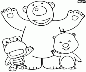 malvorlagen Poby, Crong und Loopy ausmalbilder