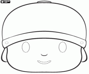 malvorlagen Pocoyo-Maske ausmalbilder