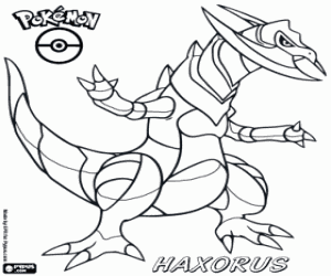 malvorlagen Ein Pokemon-Drachen, Maxax ausmalbilder