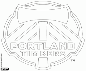 malvorlagen Portland Timbers logo ausmalbilder