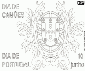 malvorlagen Portugal Tag, 10 Juni ausmalbilder