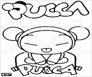 malvorlagen Pucca puzzle, südkoreanischen Mädchen ausmalbilder