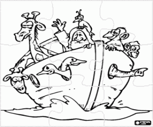 malvorlagen Puzzle von der Arche Noah ausmalbilder