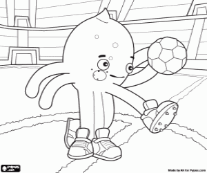 malvorlagen Die Pypus Fußballer im Stadion ausmalbilder