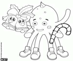 malvorlagen Pypus mit Glöckchen und ein Bonbon ausmalbilder