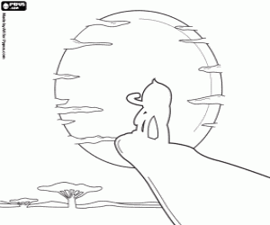 malvorlagen Pypus als Simba König der Löwen ausmalbilder