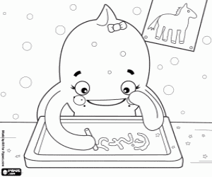 malvorlagen Pypus weiblichen Oktopus und schreiben ausmalbilder