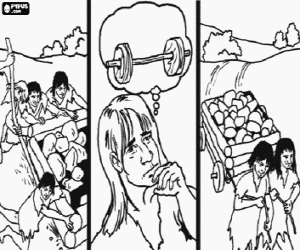 malvorlagen Die Rad-Entdeckung ausmalbilder