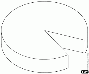 malvorlagen Ein Rad des handwerklichen Käse ausmalbilder