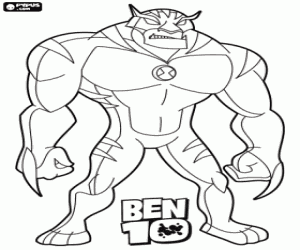 malvorlagen Rath, Ben 10 alien ausmalbilder