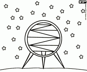 malvorlagen Raumstation auf einem Planeten ausmalbilder