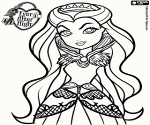 malvorlagen Raven Queen, Ever After High ausmalbilder
