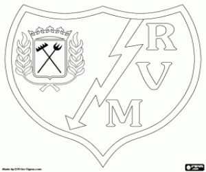 malvorlagen Rayo Vallecano-logo ausmalbilder