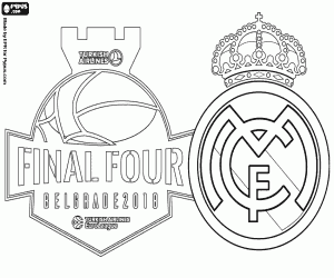 malvorlagen Real Madrid, 2018 Euroleague-Meister ausmalbilder