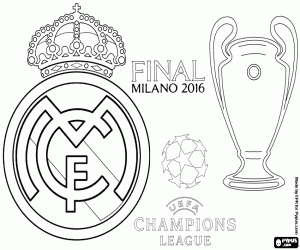malvorlagen Real Madrid Champions 2015-2016 ausmalbilder