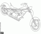Motorrad Chopper