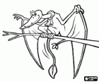 Pterodactyl über eine zweigstelle