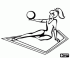 Rhythmische sportgymnastik - Ball exercise
