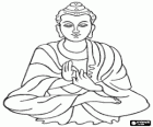 Gautama Buddha sitzung